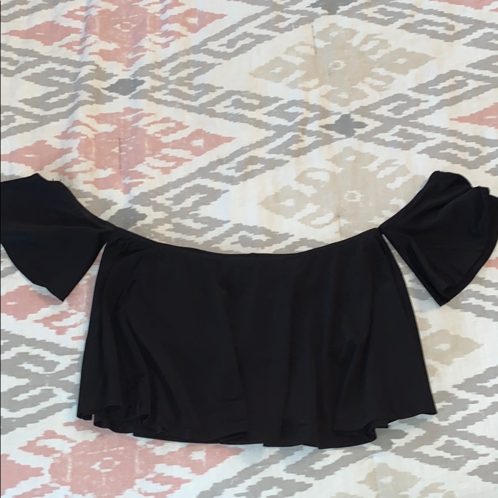 Forever21 black crop top